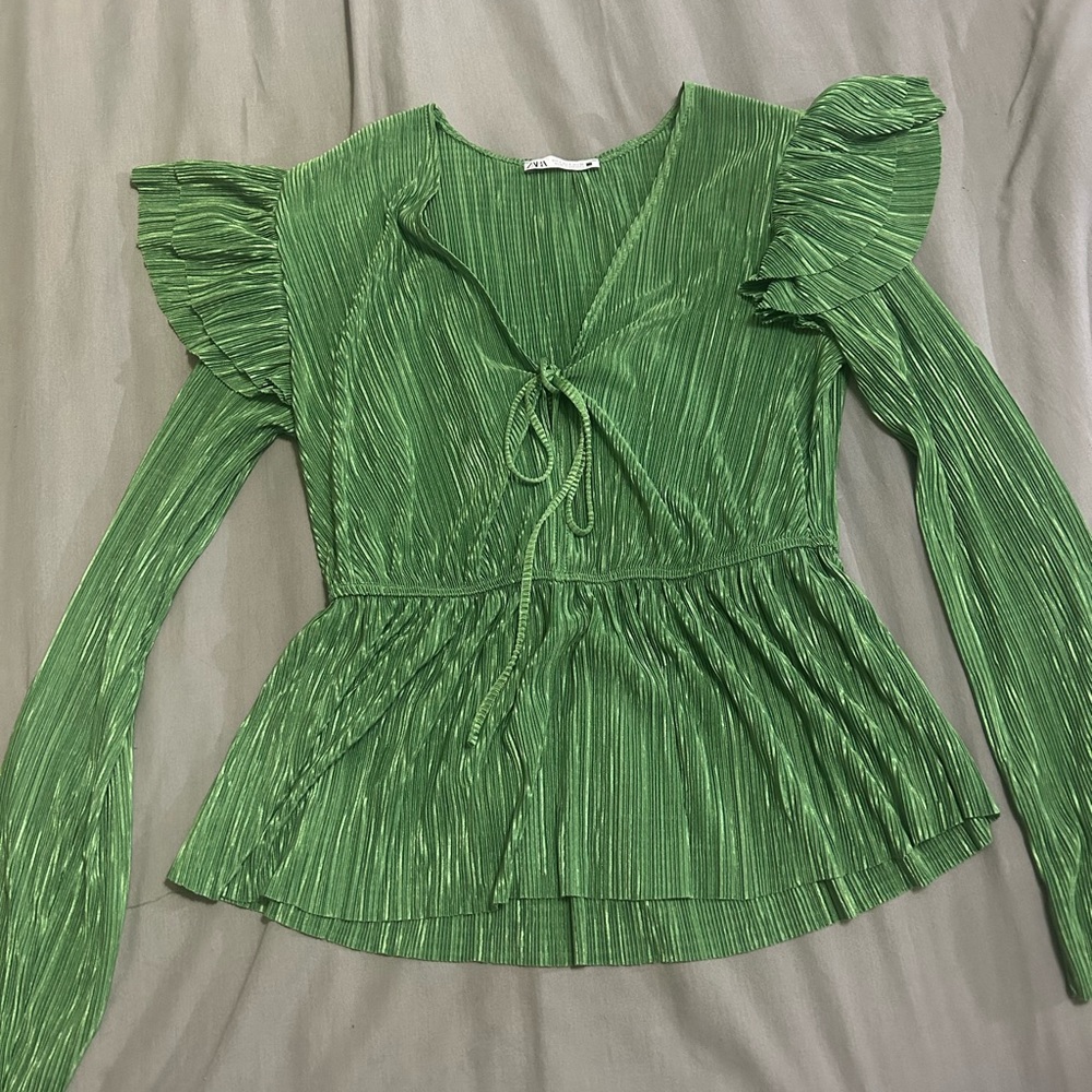 Zara Pleated Top